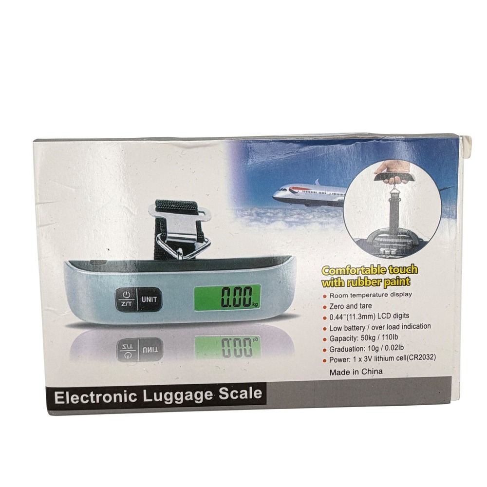 Electronic‎ Luggage Scale 50kg 110lb Portable Digital Travel Weight NEW